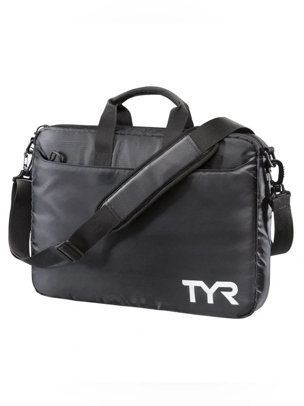 🆕 🔥 TYR Black Men's Laptop Briefcase with Shoulder Strap NWT